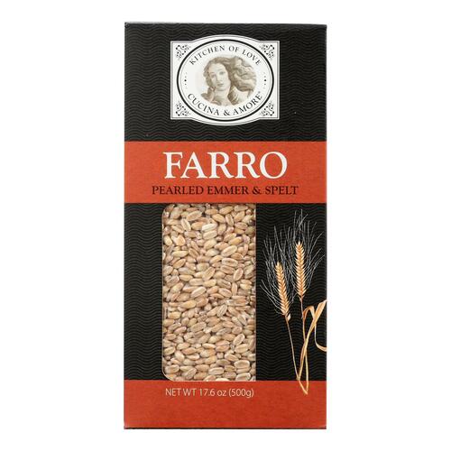 Cucina And Amore Beans - Farro - Case Of 8 - 17.6 Oz - 728119430036