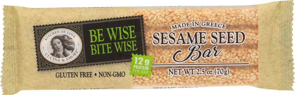 CUCINA & AMORE: Sesame Seed Bar, 2.5 oz - 0728119460002
