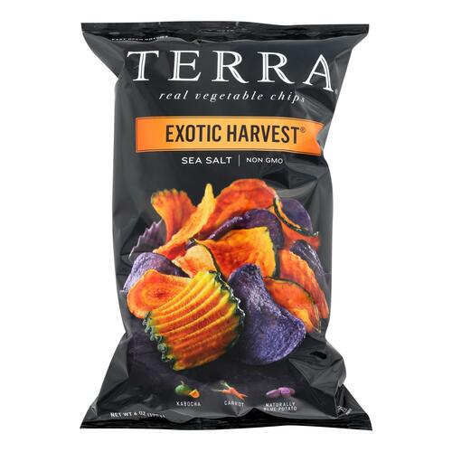 Terra Chips Exotic Vegetable Chips - Exotic Harvest Sea Salt - Case Of 12 - 6 Oz. - 728229014027