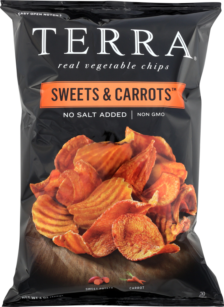 Sweets & Carrots Sweet Potato, Carrot Real Vegetable Chips - 728229014065