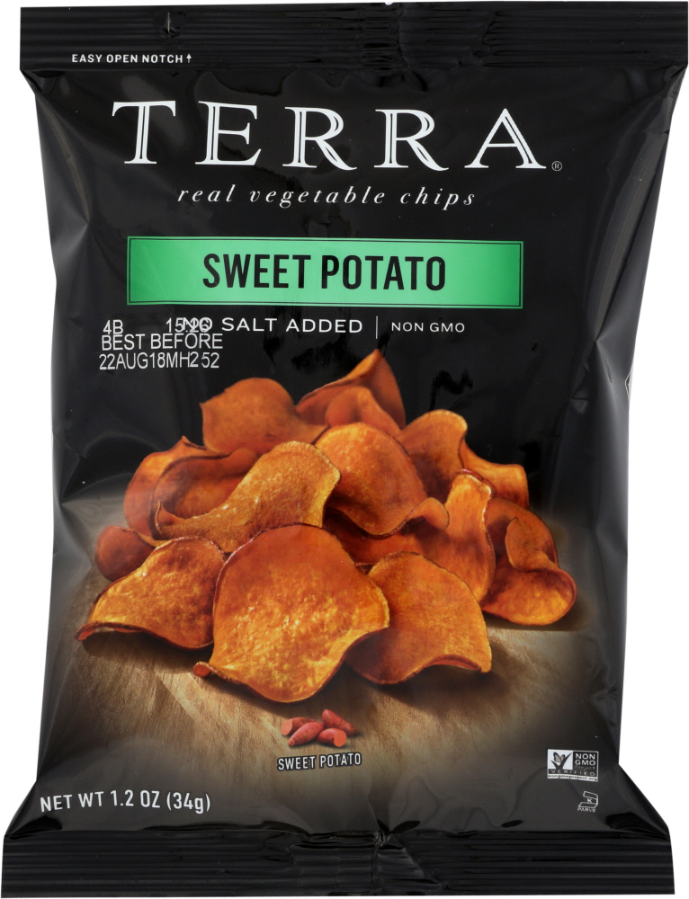 TERRA CHIPS: Chip Sweet Potato Plain, 1.2 oz - 0728229345619