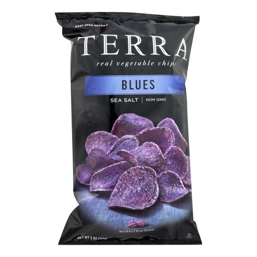 Terra Chips Exotic Vegetable Chips - Blues - Case Of 12 - 5 Oz. - 728229679011