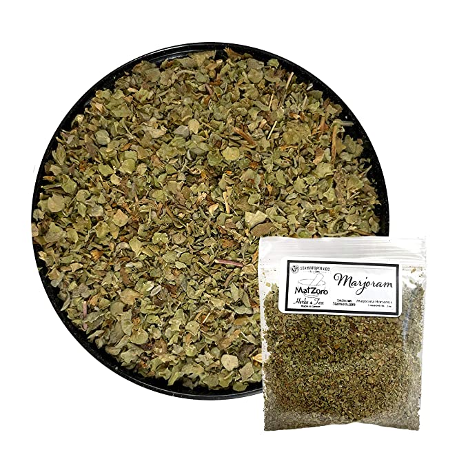 Marjoram (Majorana hortensis) Loose Herbs for Salad Dressing, Marinades, Tomato dishes, Stuffing, Sausage Seasoning, grown naturally in Greece | 2.8g - 728943764413