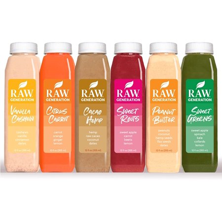 3-Day Protein Cleanse by Raw Generation® – High Protein Juice Cleanse with Dairy and Soy-Free Protein Smoothies/Lose Weight Quickly While Energizing Your Workouts/Jumpstart a Healthier Diet - 729555669103