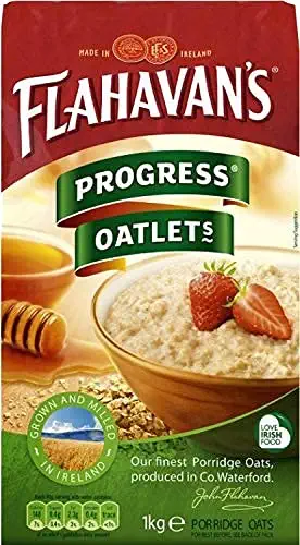  Flahavan's Irish Progress Oatlets / Oatmeal / Porridge, 1kg bag - 729798947440