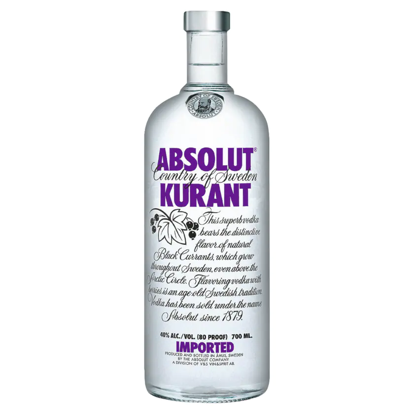 Absolut Vodka Kurant 0,7l - 7312040020706