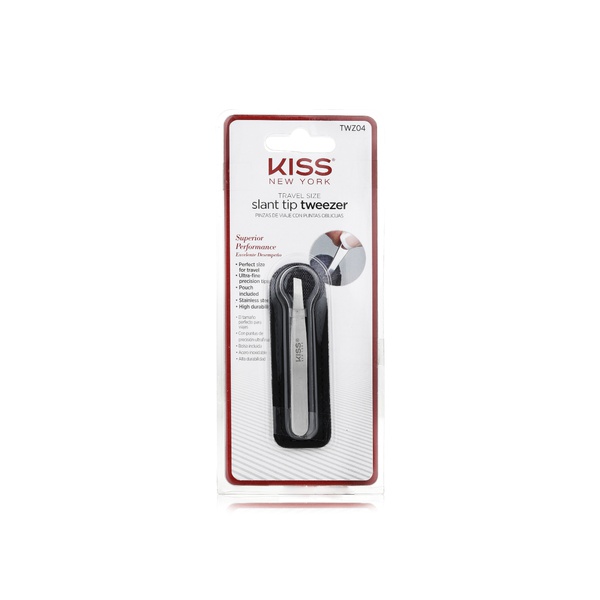 Kiss travel size slant tip tweezer - Waitrose UAE & Partners - 731509506150