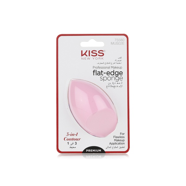 Kiss flat-edge professional make-up sponge - Waitrose UAE & Partners - 731509755800