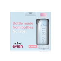 Evian natural mineral water 400ml recycled bottles x6 - Waitrose UAE & Partners - 731551988300