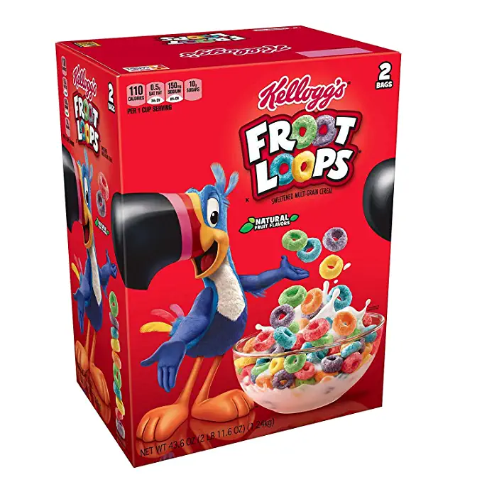 Kellogg's Froot Loops Cereal (43.6 oz.) - 617999049530