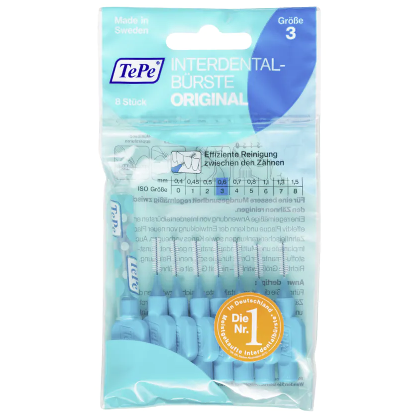 Tepe Interdentalbürste Original Gr.3 8 Stück - 7317400002248