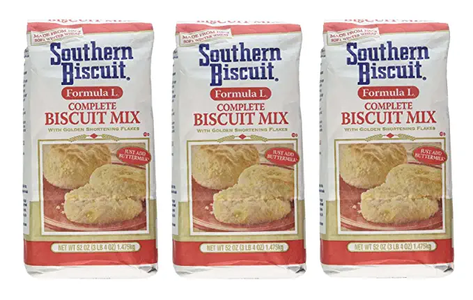Southern Biscuit Formula L Complete W/golden Shortening Flakes Biscuit Mix, 3 - 52oz Pkgs - 731882499032