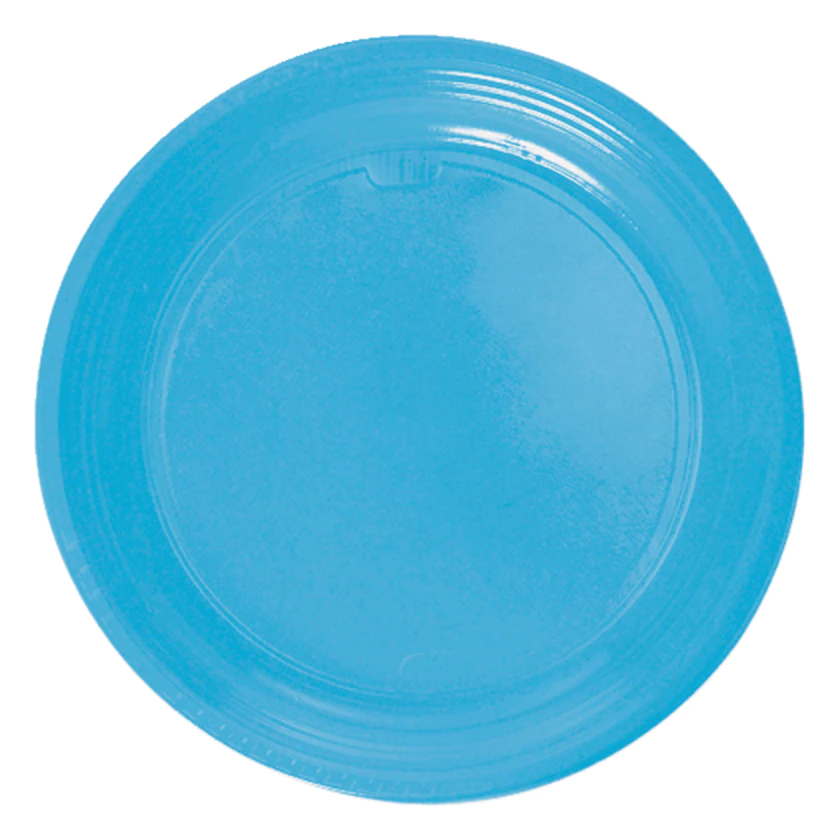 Duni Plastikteller Light Blue 22cm 10 Stück - 7321011588954