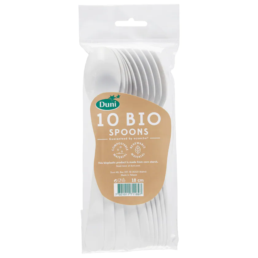 Duni Bio Löffel 180mm 10 Stück - 7321011711697