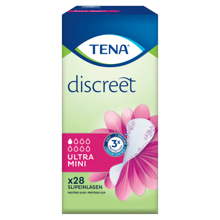 Tena Discreet Slipeinlagen Ultra Mini 28 Stück - 7322541079677