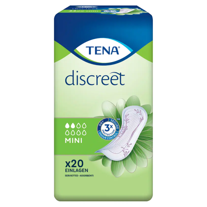 Tena Discreet Mini 20 Einlagen - 7322541083087