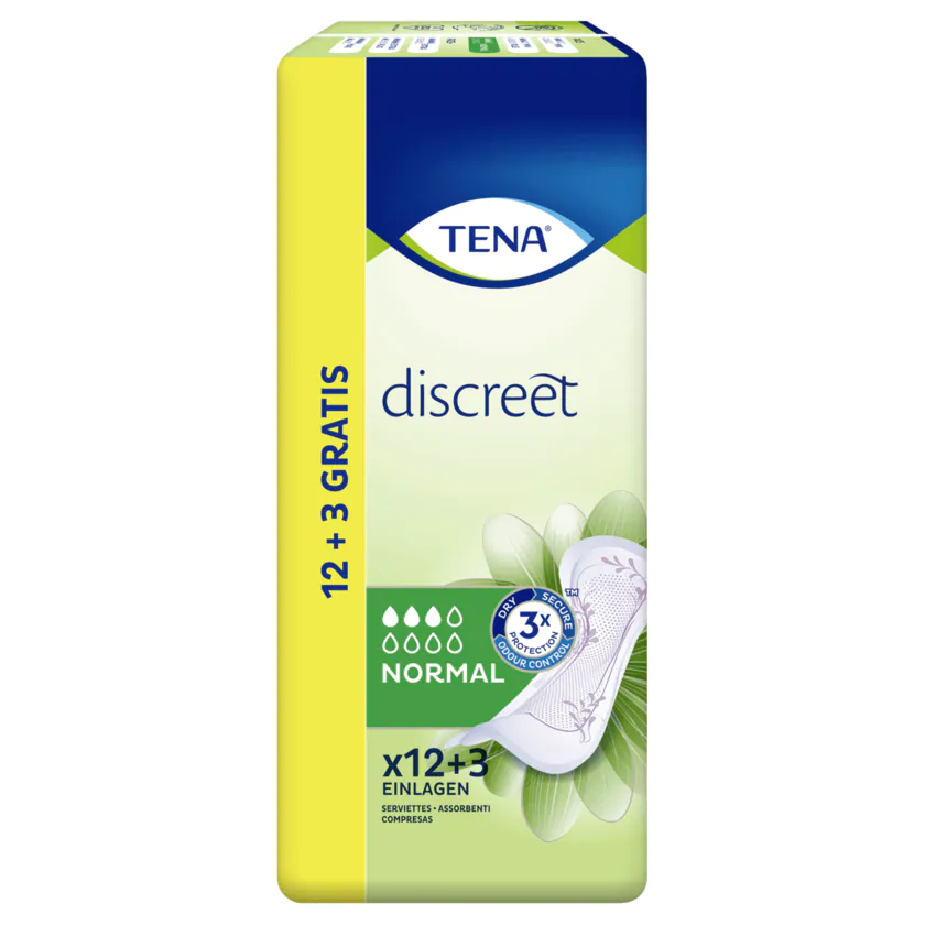 Tena Discreet Normal 12 Einlagen - 7322541086194