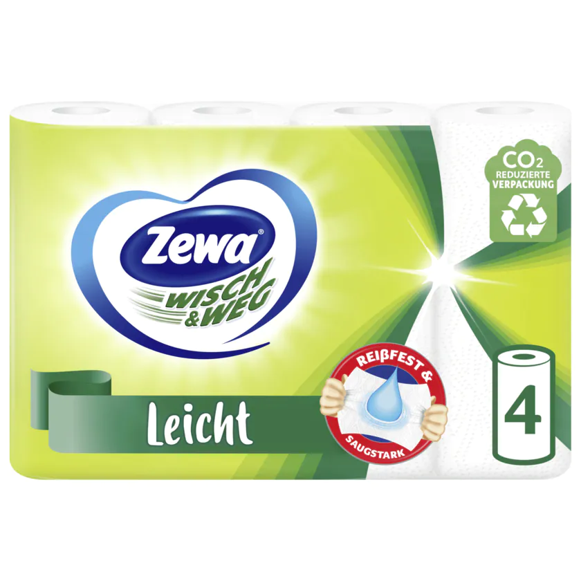 Zewa Wisch&Weg Leicht Haushaltstücher 4x48 Blatt - 7322541316499