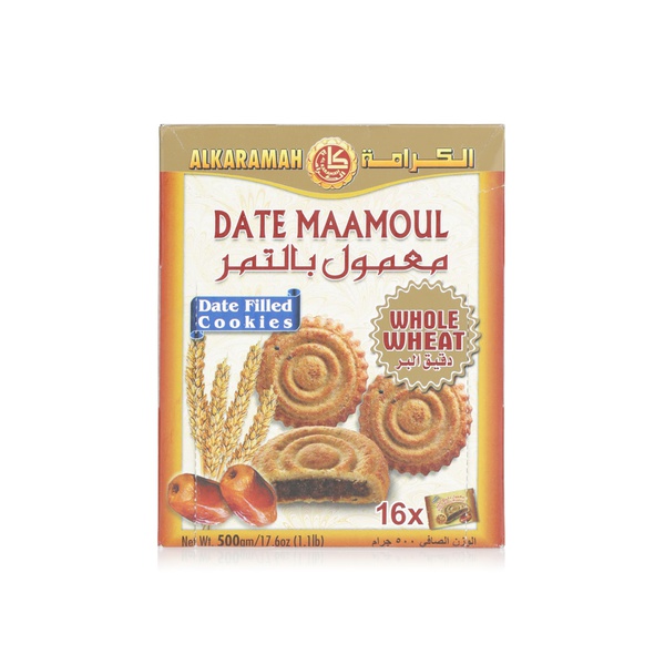 Best whole wheat date maamoul biscuits 500g - Waitrose UAE & Partners - 732542000261