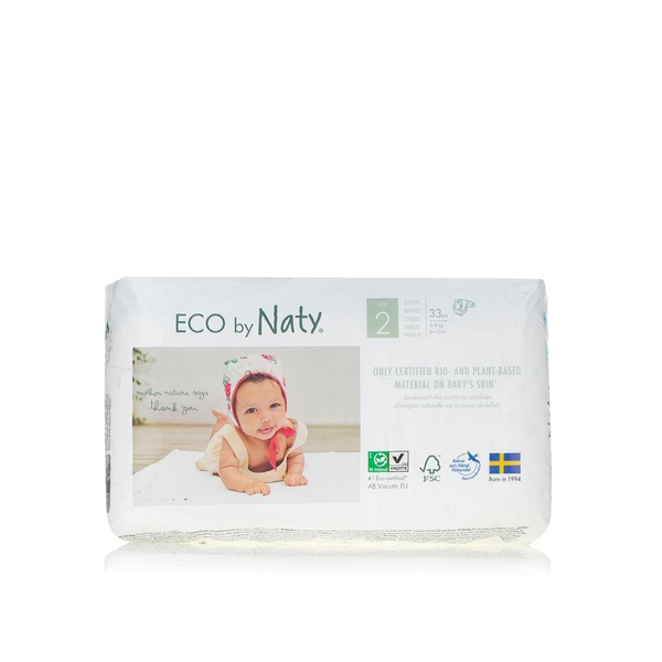 Eco by Naty nappies size 2 x33 - Waitrose UAE & Partners - 7330933178365