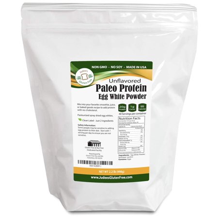 Judee's Gluten Free Egg White Paleo Protein Powder, 2.2 lb - 733520999515