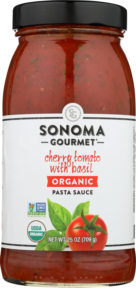 Organic Cherry Tomato With Basil Pasta Suace - 733636330028