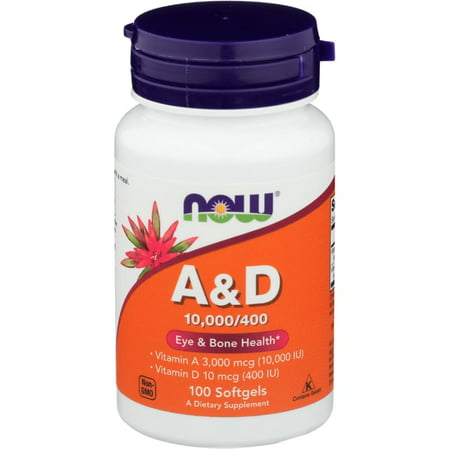NOW Foods A & D 100 Sgels - 733739003508