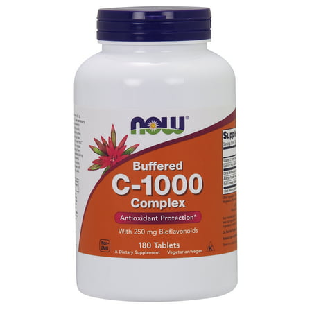 NOW Supplements Vitamin C-1000 Complex Antioxidant Protection* 180 Tablets - 733739007025