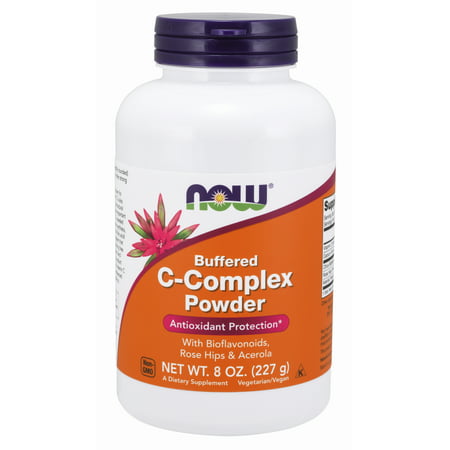 NOW Supplements Vitamin C-Complex Buffered Powder 8-Ounce - 733739007704