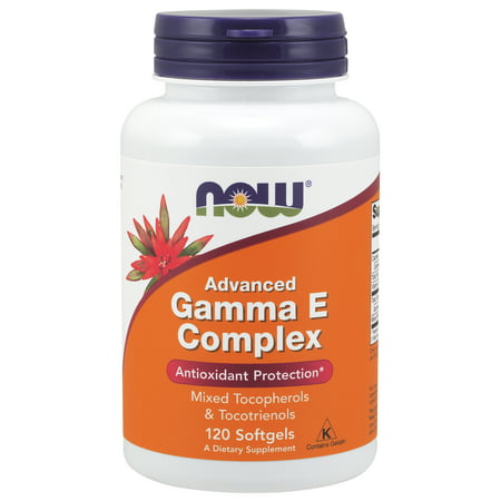 NOW Supplements Advanced Gamma E Complex 120 Softgels - 733739008114