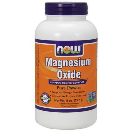 NOW Foods Magnesium Oxide Powder 8 oz - 733739013101