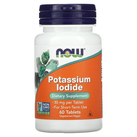 NOW Foods - Potassium Iodide 30 mg. - 60 Tablets - 733739014542