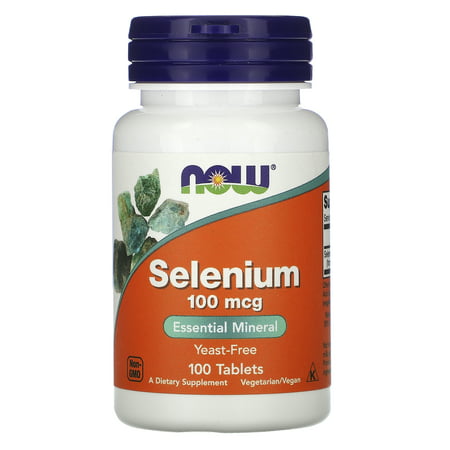NOW Foods - Selenium Yeast Free 100 mcg. - 100 Tablets - 733739014801