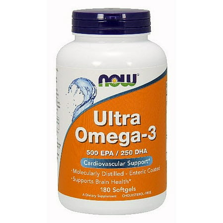 NOW Ultra Omega-3 DHA & EPA Softgels 750 Mg 90 Ct - 733739016621