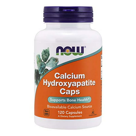 NOW Supplements, Calcium Hydroxyapatite Caps, Supports Bone Health*, 120 Capsules (B000I4DLJK) - 733739017321