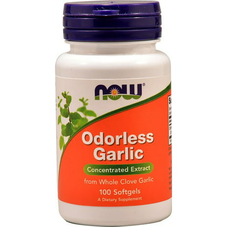 NOW Foods Odorless Garlic Extract 100 Ct - 733739018076