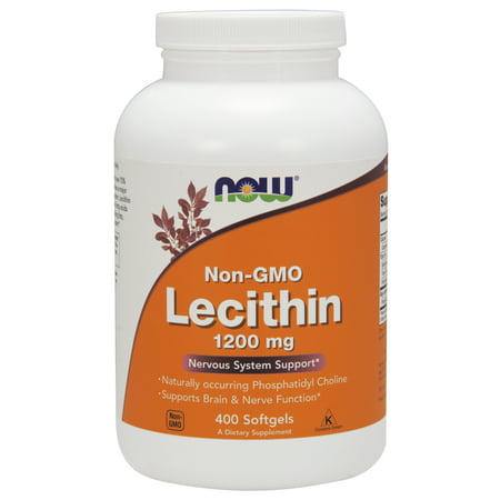 NOW Supplemnets Lecithin 1200 mg 400 Softgels - 733739022141