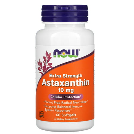 Astaxanthin 10 mg 60 Softgels NOW Foods - 733739022516