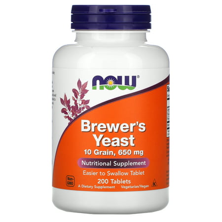 Now Foods Brewer s Yeast 200 Tablets - 733739024107