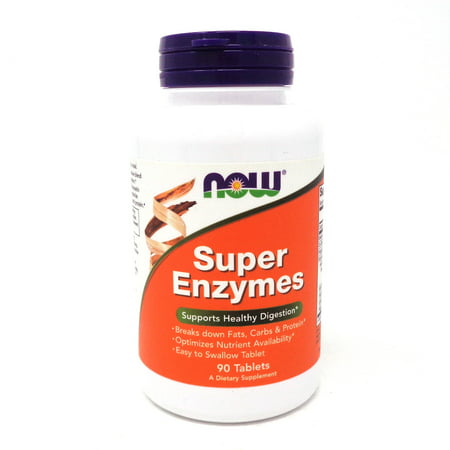 NOW Foods Super Enzymes 90 Tabs - 733739029607