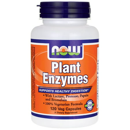 NOW Foods - Plant Enzymes - 120 Vegetable Capsule(s) - 733739029669