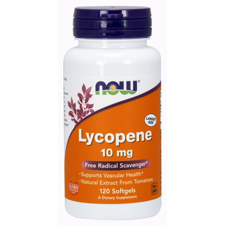 NOW Supplements Lycopene 10 mg Free Radical Scavenger* 120 Softgels - 733739030610