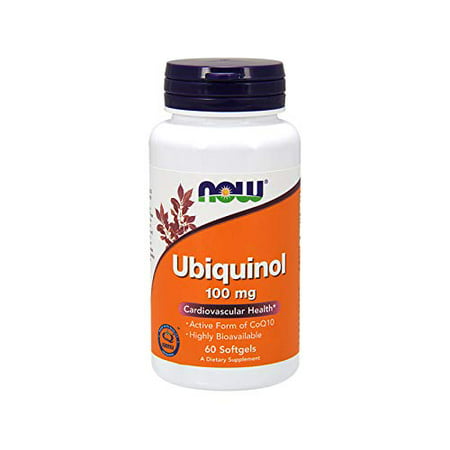 NOW Supplements Ubiquinol 100 mg 60 Softgels - 733739031426