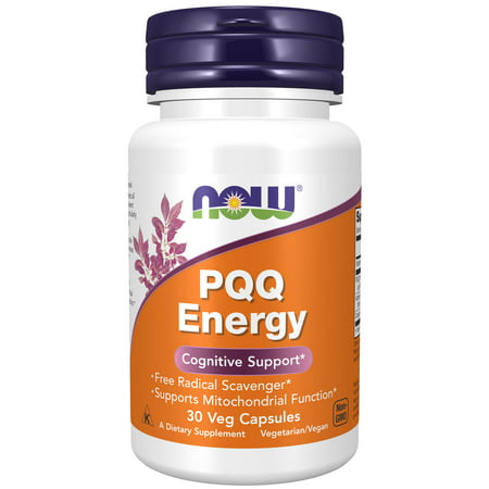 NOW Supplements PQQ Energy Free Radical Scavenger* Cognitive Support* 30 Veg Capsules - 733739031686