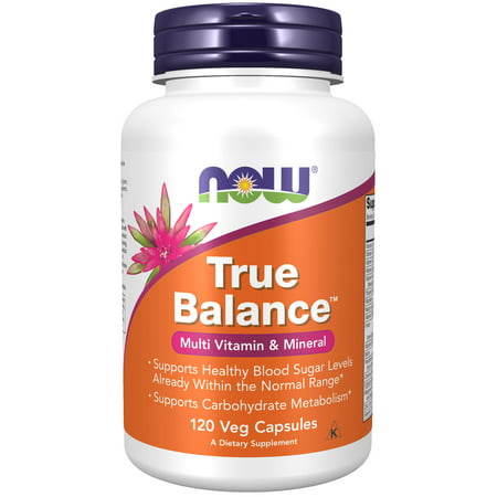 NOW Supplements True Balance™ a Multi-Vitamin 120 Veg Capsules - 733739033802