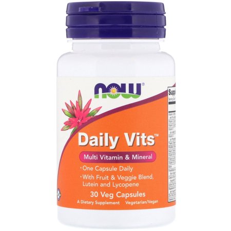 NOW Foods - Daily Vits Multi Vitamin & Mineral Formula - 30 Vegetable Capsule(s) - 733739037756