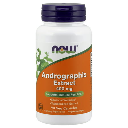 NOW Supplements Andrographis Extract 400 mg (Standardized Extract) 90 Veg Capsules - 733739045911