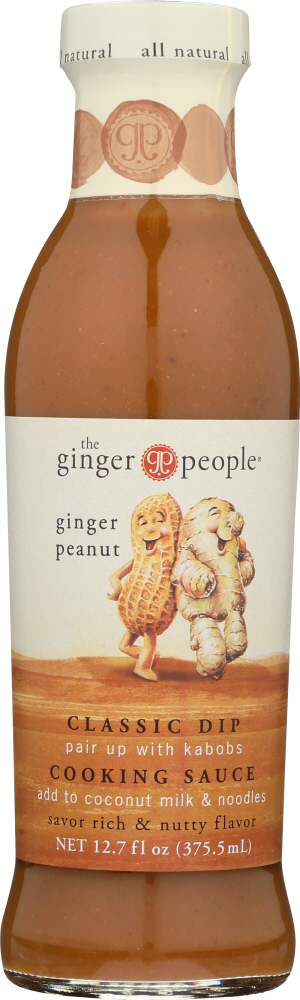 GINGER PEOPLE: Ginger Peanut Sauce, 12.7 oz - 0734027901247