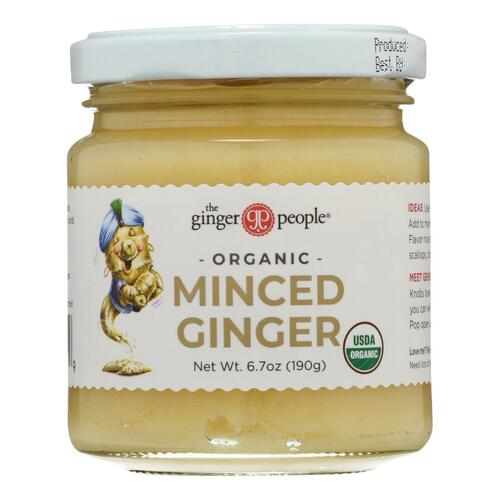 The Ginger People Organic Minced - Case Of 12 - 6.7 Oz. - 734027904019