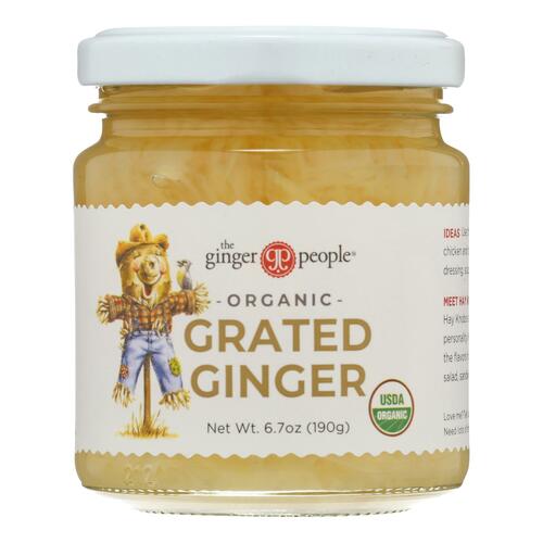 The Ginger People Organic Ginger - Grated - Case Of 12 - 6.7 Oz. - 734027904026